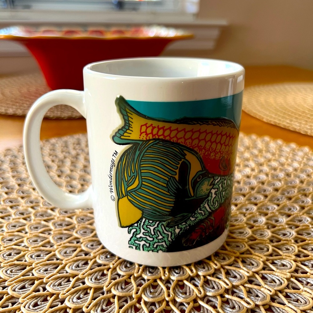 Wondermugs Vintage 90s Ocean Life Color-changing Mug Arlington, VA Original